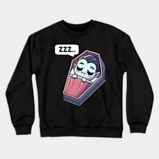 Cute Sleeping Vampire Crewneck Sweatshirt